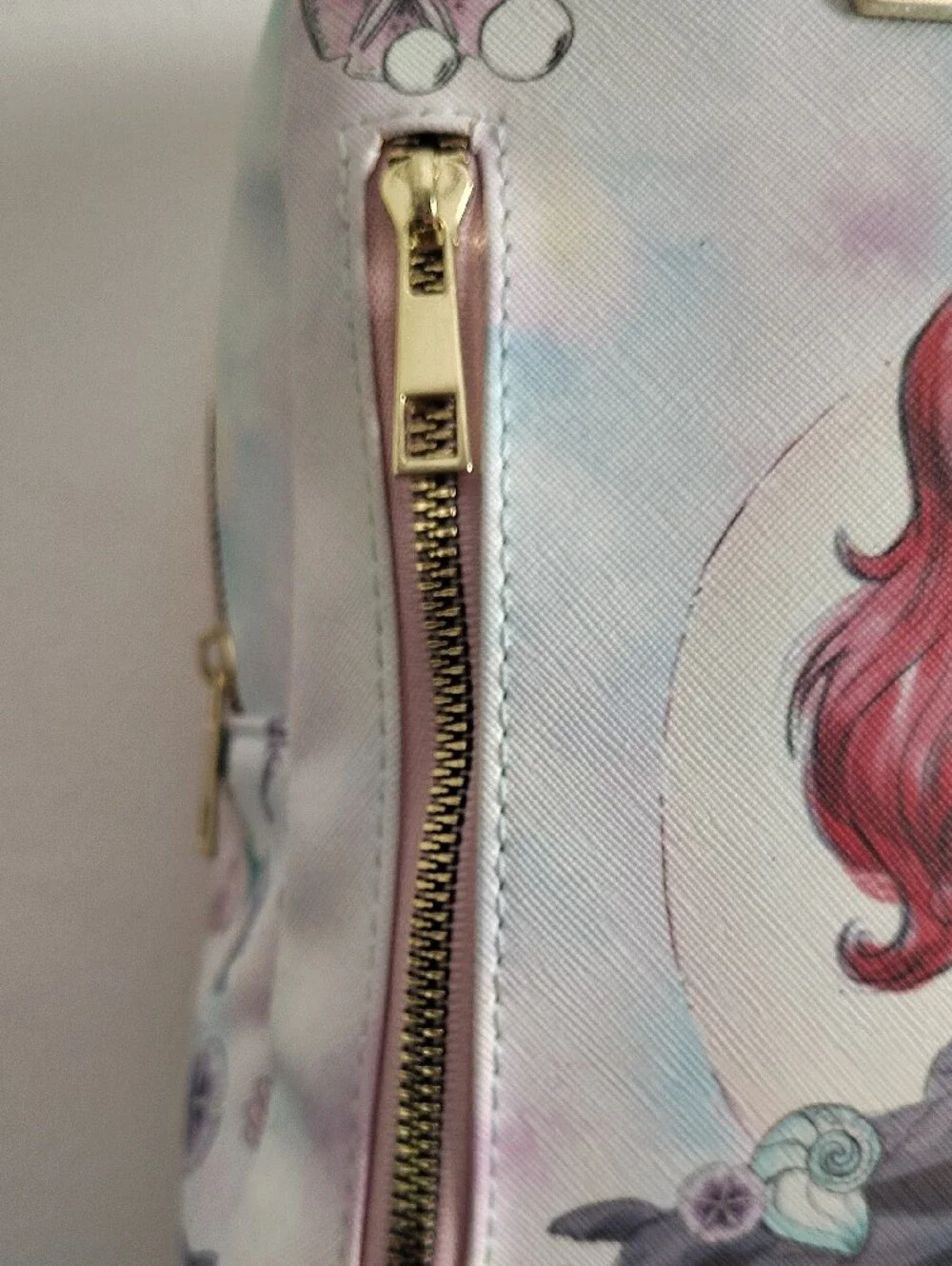 Disney The Little Mermaid Pink Illustration Mini Backpack